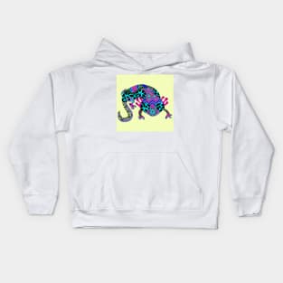 mayan axolotl ecopop Kids Hoodie